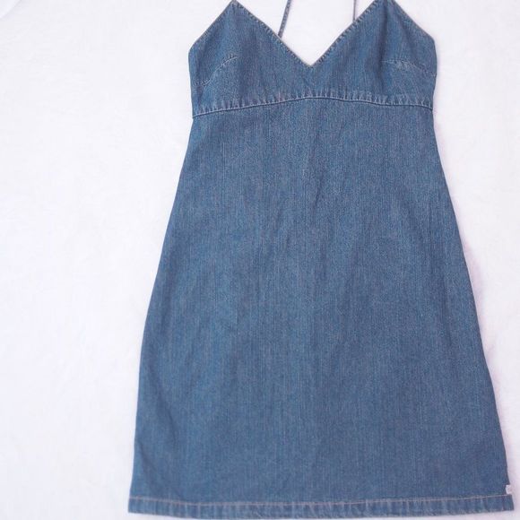 Calvin Klein Jean Mini Dress Size 1P - Picture 5 of 10